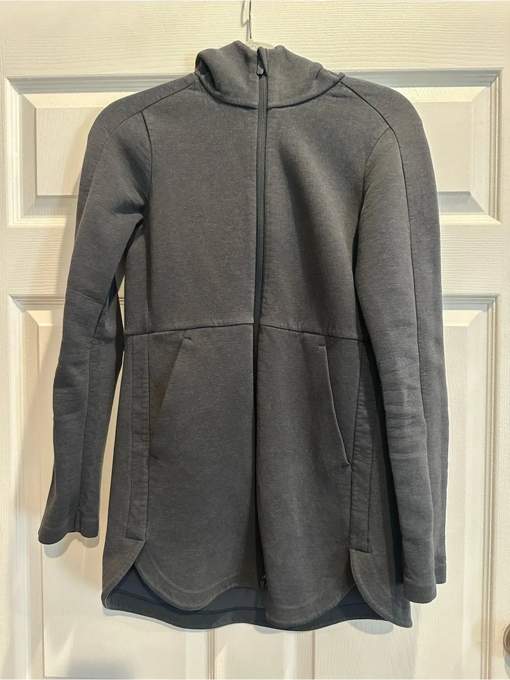 lululemon athletica Charcoal Dark Blue Full-Zip Hoodie